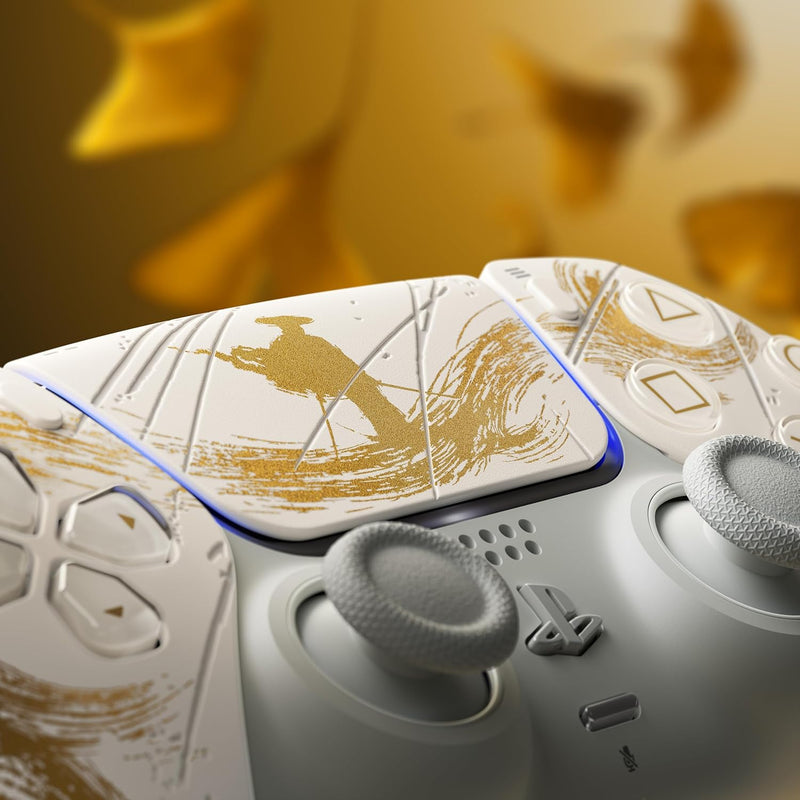 DualSense Wireless Controller – Ghost of Yōtei Gold Limited Edition [PlayStation 5 Accessory] PlayStation 5 Accessory Sony