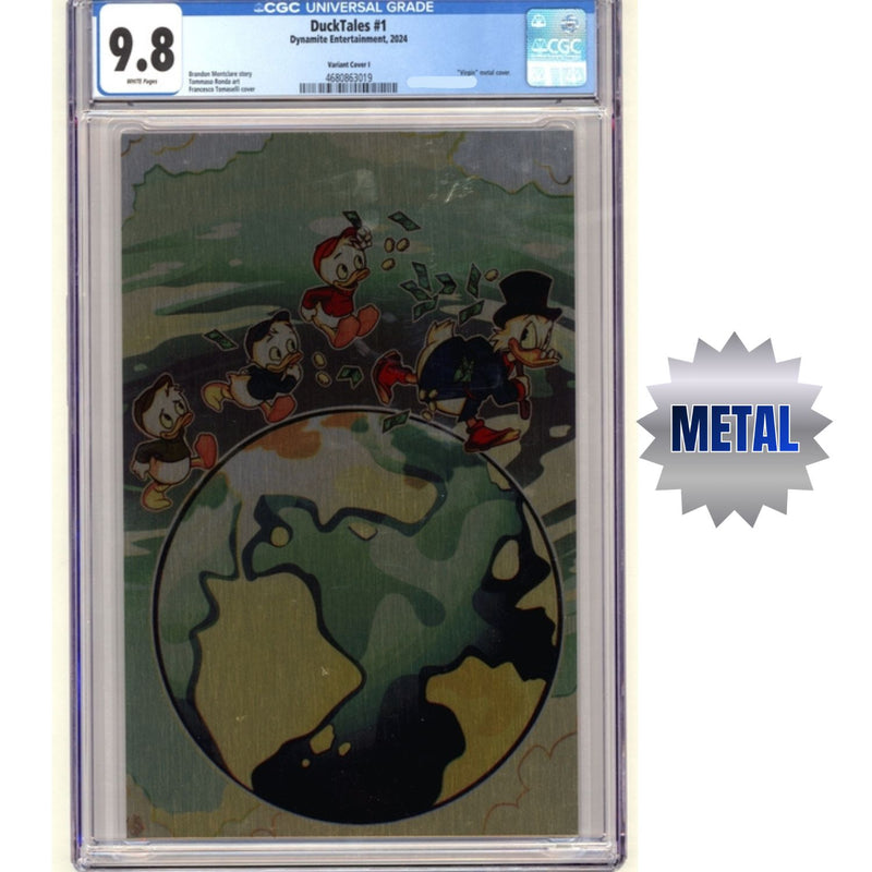 Ducktales: #1 [Tomaselli CGC 9.8 Metal Premium CVR I] 2024