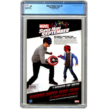 Edge Of Spider-Verse: #2 [Siya Oum Comic Bug Edition CGC 9.8] 2015 Comics Marvel Comics