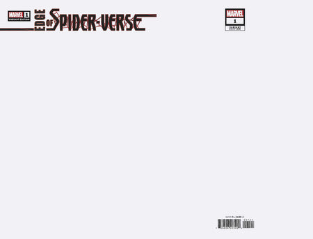 Edge of Spider-Verse: #1 [Blank CVR B] 2022 Comics Marvel Comics