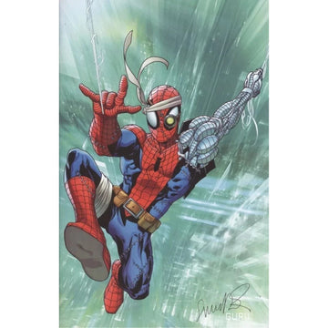 Edge of Spider-Verse: #2 [Salvador Larroca Virgin CVR H - 1:50] 2024 Comics Marvel Comics