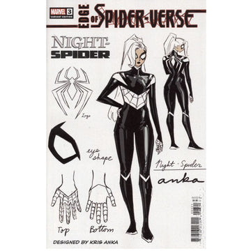 Edge of Spider-Verse: #3 [Kris Anka Design CVR B - 1:10] 2022 Comics Marvel Comics