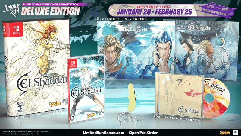 El Shaddai: Ascension of the Metatron HD Remaster Deluxe Edition - Limited Run Games #226 [Nintendo Switch] Nintendo Switch Video Game Limited Run Games