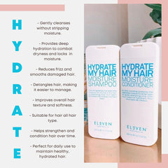 Eleven Australia: Hydrate My Hair Moisture Shampoo & Conditioner Set - 300ml [Beauty] Beauty Eleven Australia   