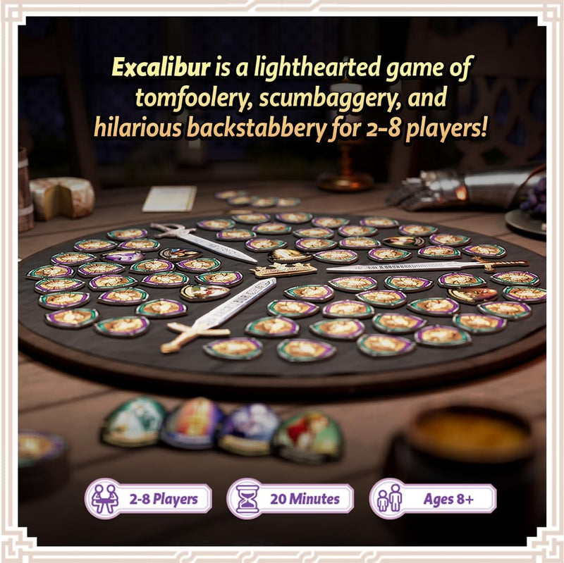 Excalibur [Board Game, 2-4 Players] Board Game Roxley Games
