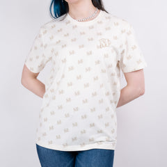 Giordano X Milk Mocha Bear: Monogram (Beige) T-Shirts Milk Mocha Bear