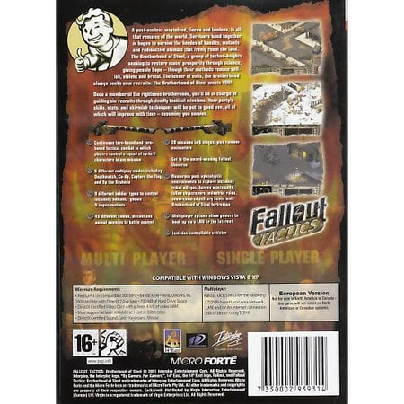Fallout Tactics [PC Computer DVD Windows] PC Video Game Bethesda
