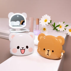 Fancii x Milkmochabear Milk LED Mirror Daily Accessories Milk Mocha Bear