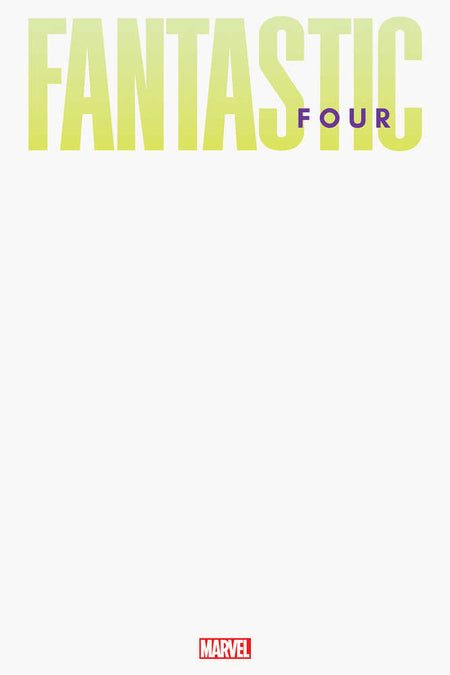 Fantastic Four: #1 [Blank CVR D] 2022 Comics Marvel Comics