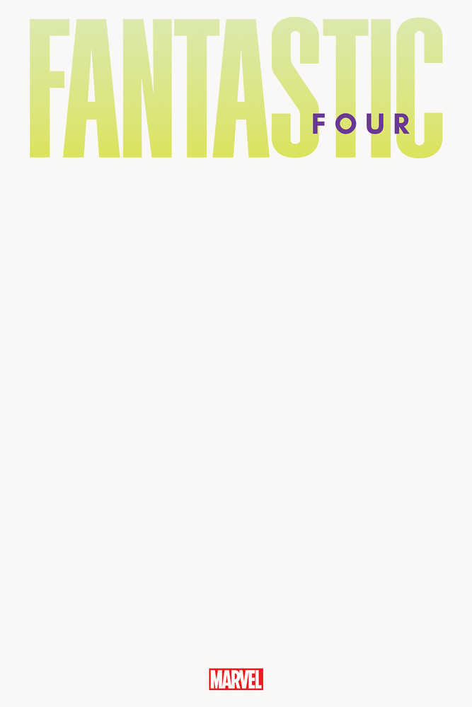 Fantastic Four: #1 [Blank CVR D] 2022 Comics Marvel Comics