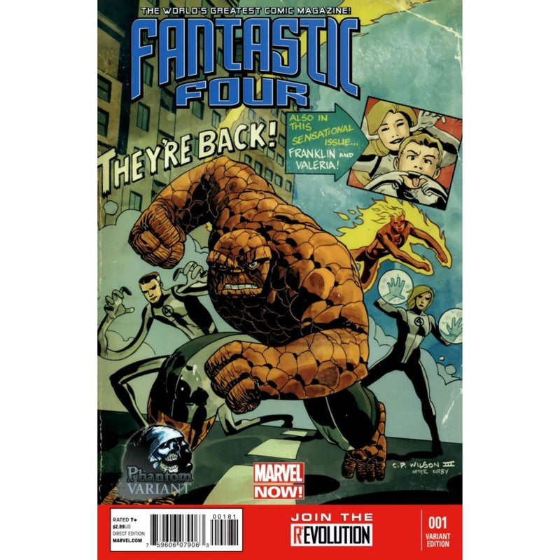 Fantastic Four: #1 [C.P. Wilson III Phantom CVR] 2013