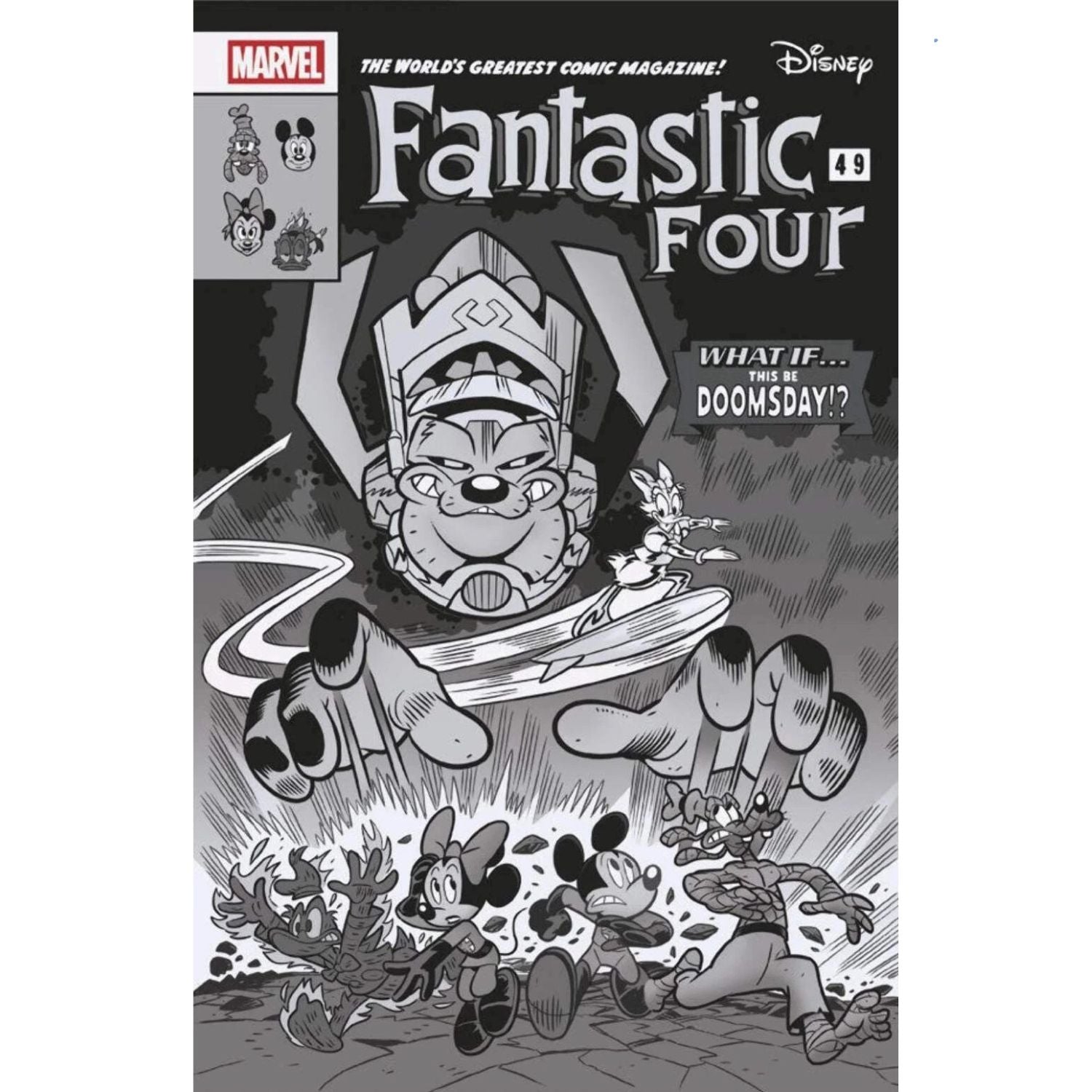 Fantastic Four: #1 [Lorenzo Pastrovicchio Black and White - 1:100] 2025 Comics Marvel Comics