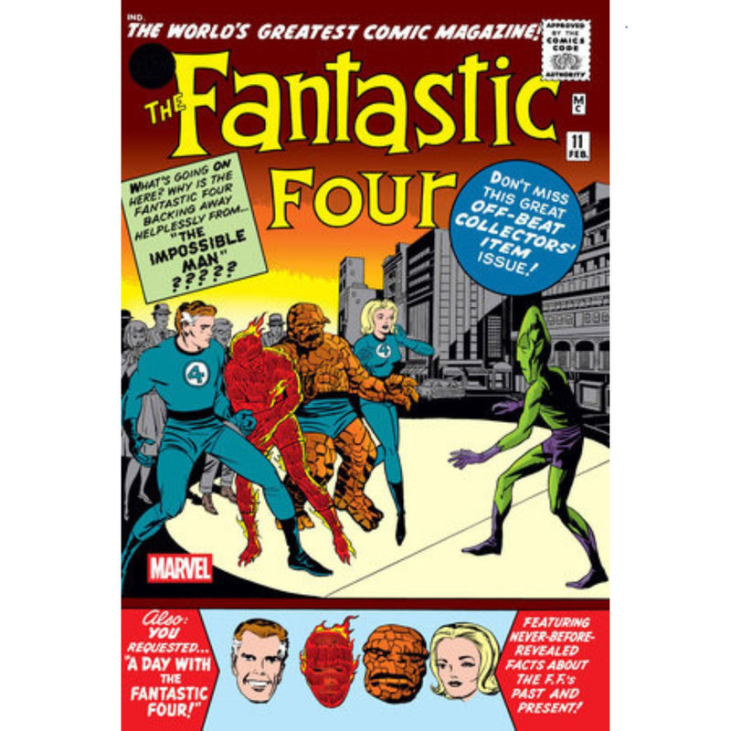 Fantastic Four: #11 [Jack Kirby Facsimile CVR A] 2025 Comics Marvel Comics