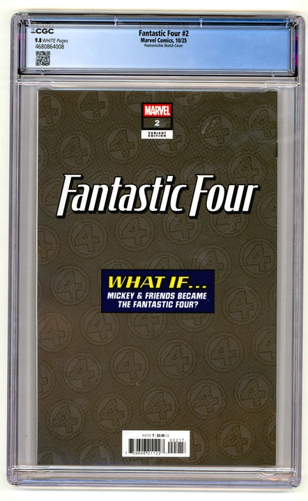 Fantastic Four: #2 [Disney 100 Pastrovicchio CGC 9.8 CVR J - 1:100] 2025 Comics Marvel Comics