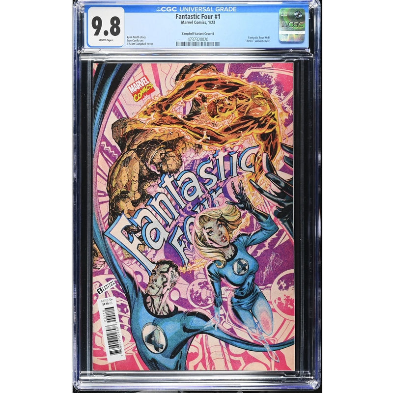 Fantastic Four: #1 [J Scott Campbell CGC 9.8 - 1:200] 2023