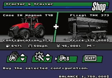 Farming Simulator 16-Bit Edition SMD/SG/Digital PC Key Retro Gaming Strictly Limited Games