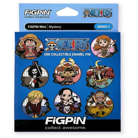 FiGPiN Mystery Mini Pin: Series 3 - One Piece Pin Memorabilia FiGPiN