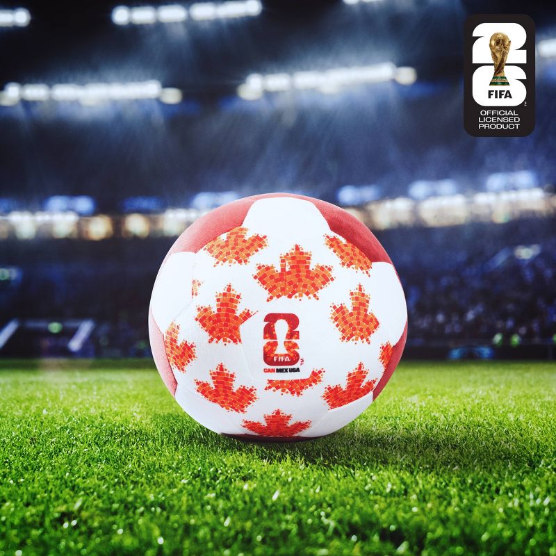 Fifa World Cup 2026: Plush Canada Soccer Ball 9"