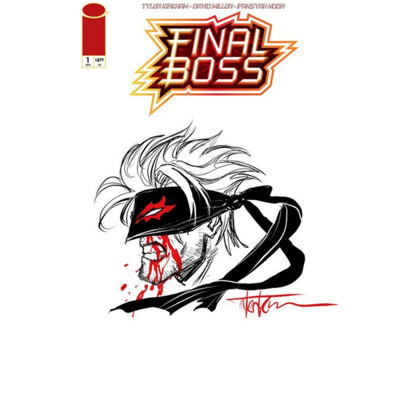 Final Boss: #1 [Tyler Kirkham Sketch Remarquel CVR H - 1:500] 2025 Comics Image Comics