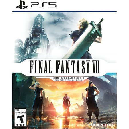 Final Fantasy VII Remake Intergrade & Final Fantasy VII Rebirth - Twin Pack Physical Edition [PlayStation 5] PlayStation 5 Video Game Square Enix