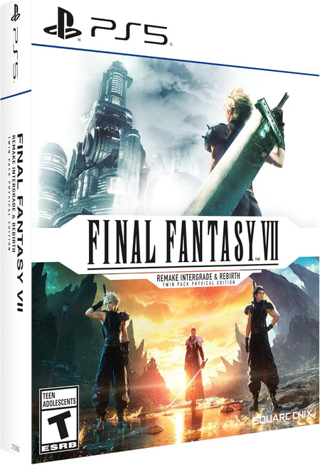 Final Fantasy VII Remake Intergrade & Final Fantasy VII Rebirth - Twin Pack Physical Edition [PlayStation 5] PlayStation 5 Video Game Square Enix