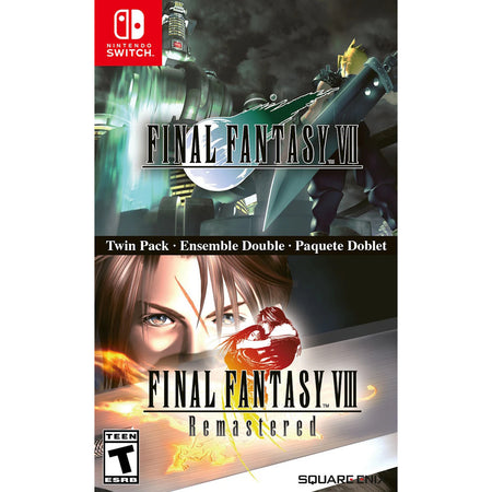 Final Fantasy VII & Final Fantasy VII Remastered Twin-Pack [Nintendo Switch] Nintendo Switch Video Game Square Enix
