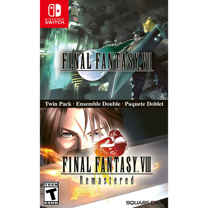 Final Fantasy VII & Final Fantasy VII Remastered Twin-Pack [Nintendo Switch] Nintendo Switch Video Game Square Enix