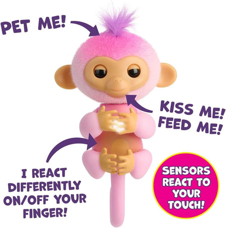 Fingerlings 2.0 Basic Monkey - Harmony Toys & Games WowWee
