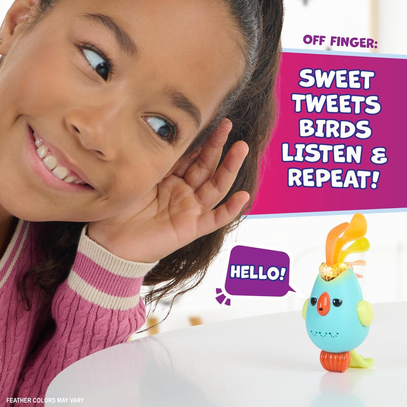 Fingerlings Sweet Tweet Bird - Pink Toys & Games WowWee