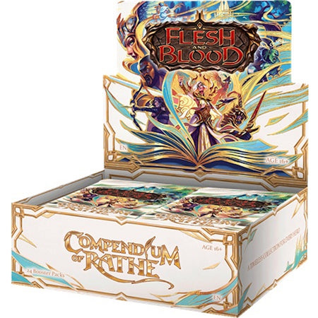 Flesh And Blood TCG: Compendium of Rathe Booster Box - 24 Packs Card Game Legend Story Studios
