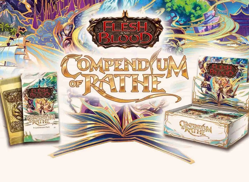 Flesh And Blood TCG: Compendium of Rathe Booster Box - 24 Packs Card Game Legend Story Studios