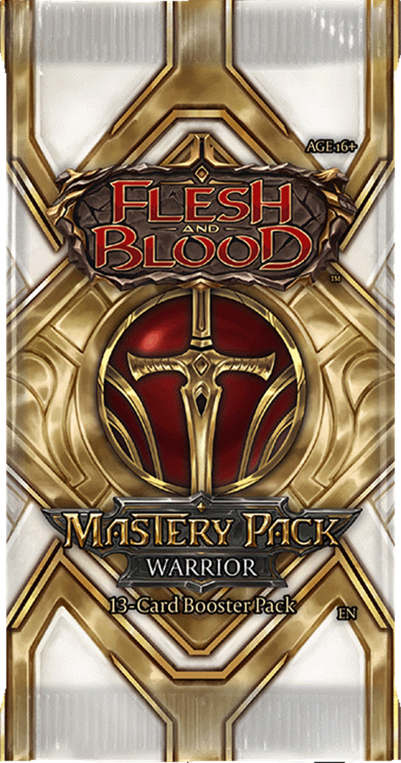 Flesh and Blood TCG: Mastery Pack Warrior Booster Box Card Game Legend Story Studios