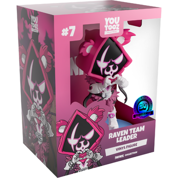 Youtooz x Shopville Exclusive: Fortnite Collection - Cuddly Raven Team Leader [Limited Edition In-Game Code Included - 750 Made] Toys & Hobbies Youtooz