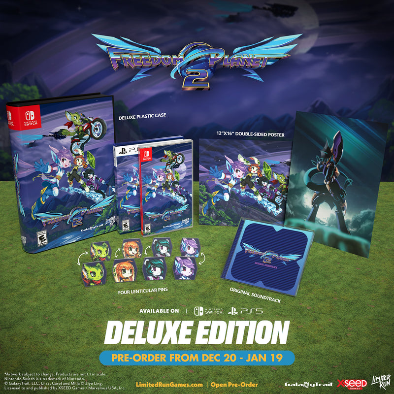 Freedom Planet 2 Deluxe Edition - Limited Run #269 [Nintendo Switch] Nintendo Switch Collector Limited Run Games
