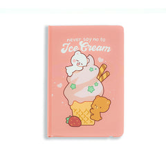 milkmochabear: Ice Cream Dot Grid Notebook Notebooks & Notepads Milkmochabear   