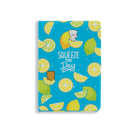 milkmochabear: Squeeze the Day - Dot Grid Notebook Notebooks & Notepads Milkmochabear   