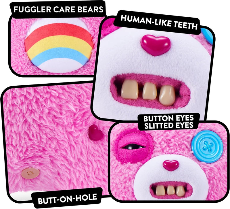 Fuggler Care Bears: Cheer Bear - Pink Toys & Games Zuru