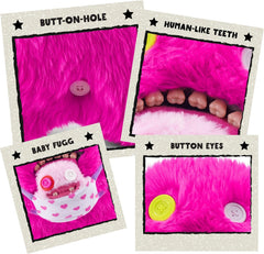 Fuggler: Rascals Series 1 Oogah Boogah - Pink/White Toys & Games Zuru
