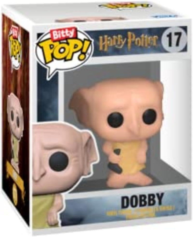 Funko Bitty Pop!: Harry Potter 4-Pack Vinyl Figures - Harry Potter In Robe, Malfoy, Dobby, and Mystery Toys & Games Funko