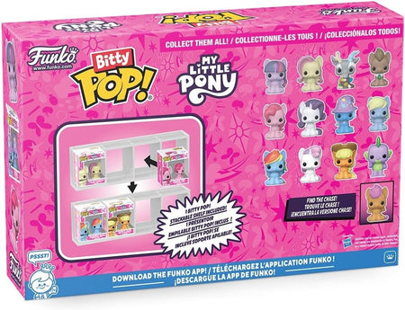 Funko Bitty Pop!: My Little Pony - Pinkie Pie/Rarity/Trixie/Random 4 Pack Vinyl Bitty Figures Toys & Games Funko