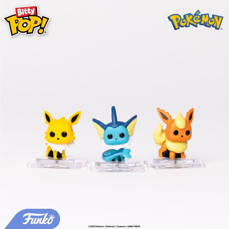 Funko Bitty Pop! Pokemon Shelf: 4 Bitty Figures [Bulbasaur, Flareon, Pichu, Charizard] Toys & Games Funko