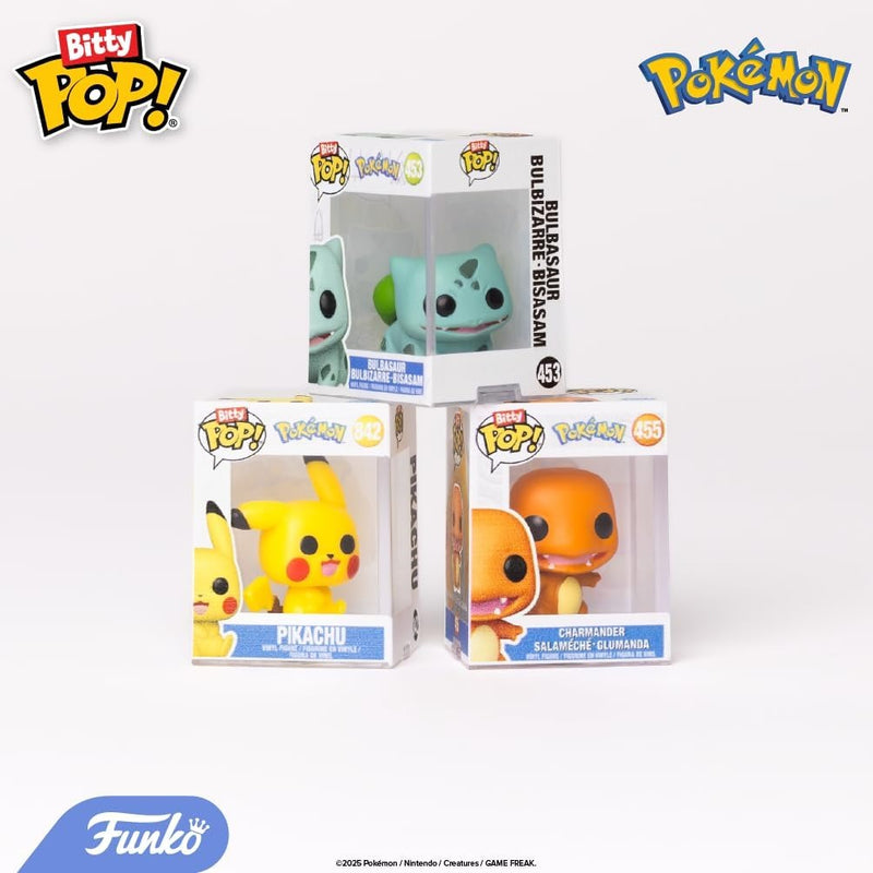 Funko Bitty Pop! Pokemon Shelf: 4 Bitty Figures [Bulbasaur, Flareon, Pichu, Charizard] Toys & Games Funko
