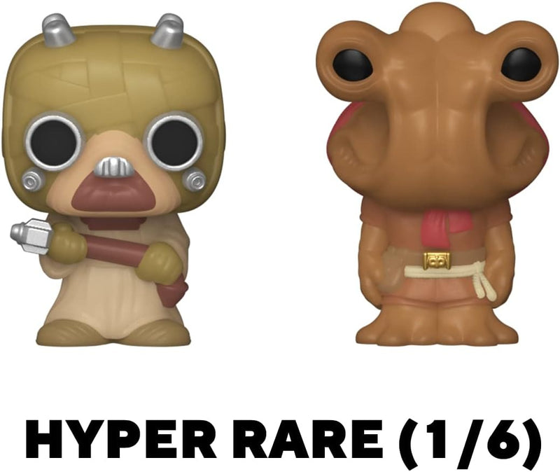 Funko Bitty Pop!: Star Wars Bitty Shelf [Luke, Obi Wan, Jawa, Mystery Figure] Toys & Games Funko