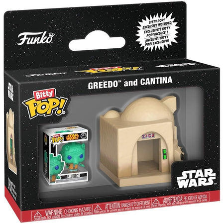 Funko Bitty Pop! Towns: Star Wars - Greedo and Cantina Toys & Games Funko