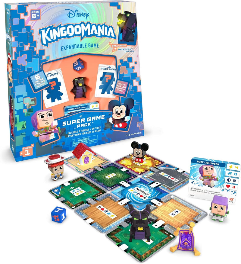 Funko Disney: Kingdomania Super Game Pack - Series 1 [Board Game, 1-2 Players] Board Game Disney