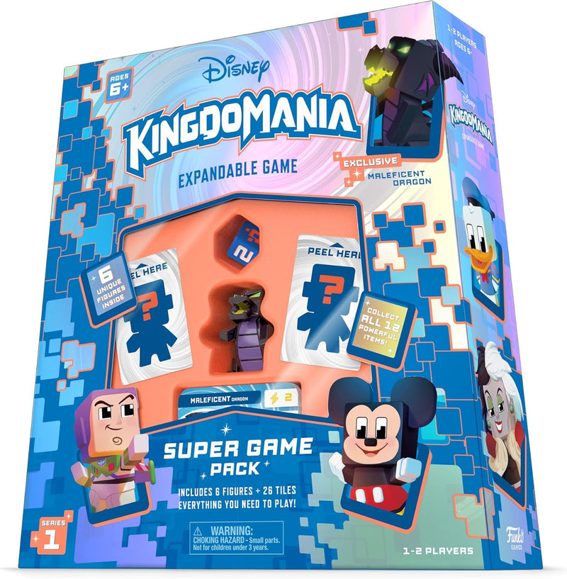Funko Disney: Kingdomania Super Game Pack - Series 1 [Board Game, 1-2 Players] Board Game Disney