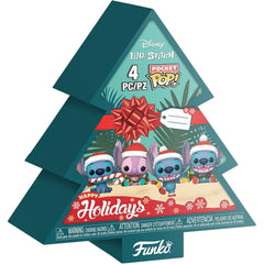 Funko Pocket Pop! Disney Holiday Lilo and Stitch 4 Pack Toys & Games Funko