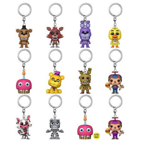 Funko Pocket Pop!: Five Nights at Freddys Vinyl Figure Keychain Blind Bag - 1 Random Keychain Toys & Games Funko