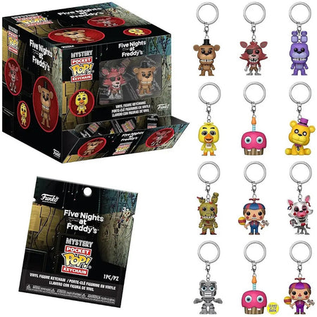 Funko Pocket Pop!: Five Nights at Freddys Vinyl Figure Keychain Blind Bag - 1 Random Keychain Toys & Games Funko