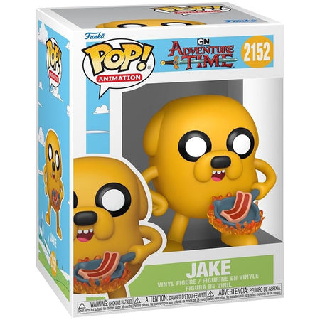Funko Pop! Animation Adventure Time Jake with Bacon Pancakes Vinyl Figure - #2152 Toys & Games Funko